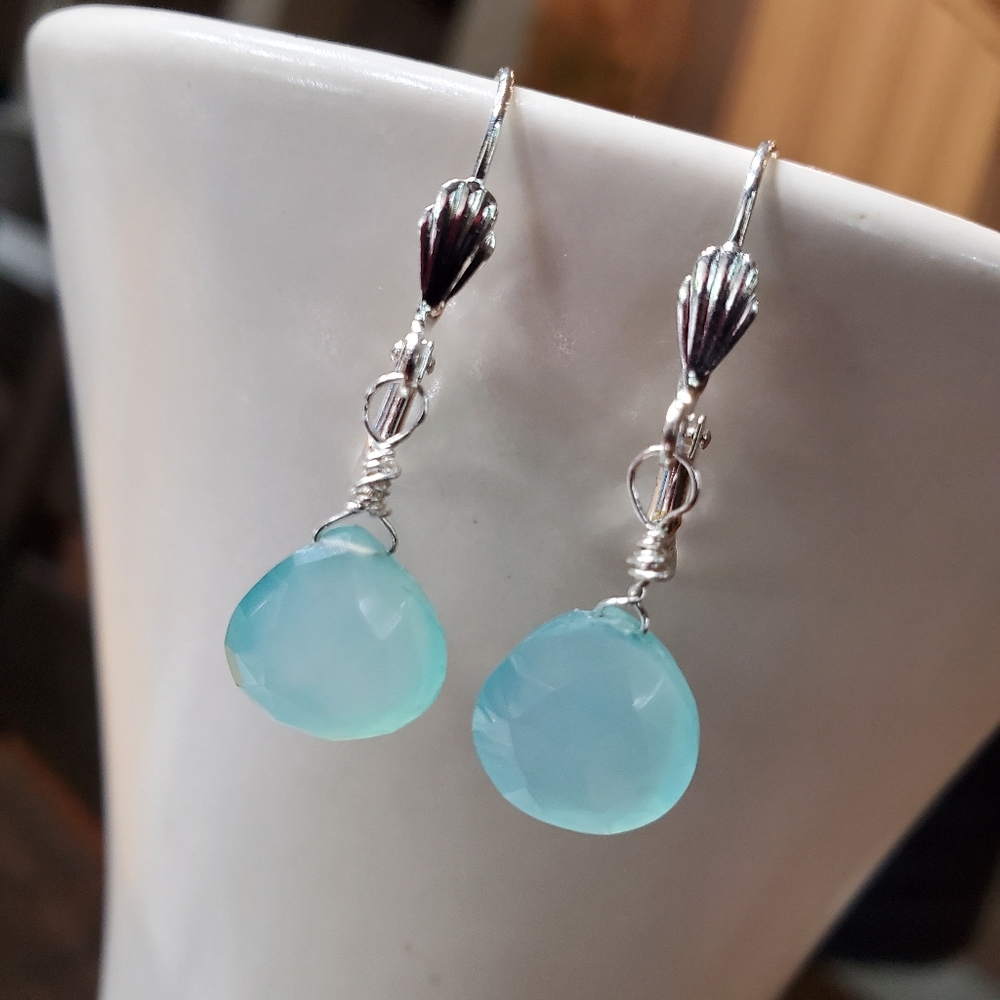 Chalcedony Earrings